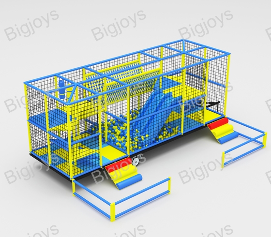 Trailer Mounted Soft Playground with Roof